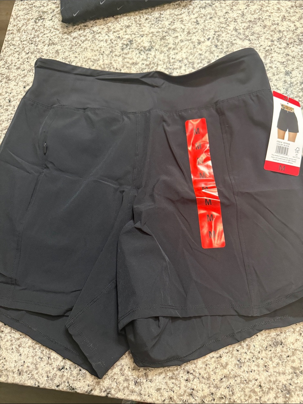 Hurley Women’s Black Athletic Running Shorts